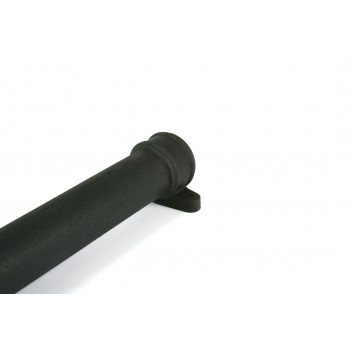 105MM ROUND CAST IRON EFFECT DOWNPIPE WITH LUGS X 1.8M