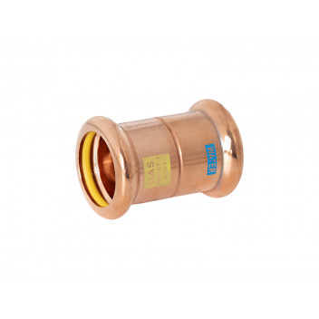 WATERGAS COPPER PRESS - STRAIGHT COUPLER - 15MM
