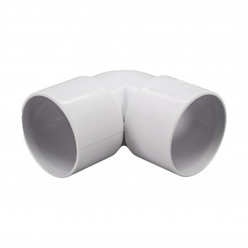FLOPLAST S/WELD KNUCKLE BEND 90 DEG; 32MM WHITE