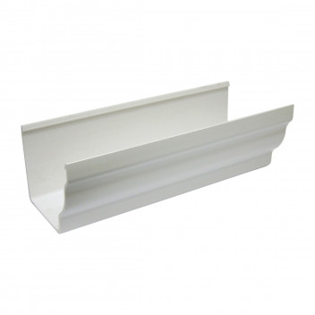 FLO NIAGARA GUTTER; 4M WHITE