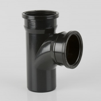 110MM X 92½° DOUBLE SOCKET BRANCH WITHOUT BOSSES