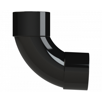 S/WELD SWEPT BEND 92.5DEG; 32MM BLACK