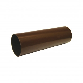 FLO DPR68 ROUND DOWNPIPE; 4M BROWN