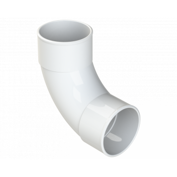 POLYPIPE S2000 50MM MUPVC 92.5DEG SWEPT BEND - WHITE