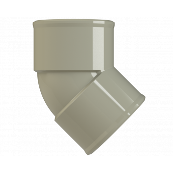 POLYPIPE S2000 32MM MUPVC 45DEG OBT BEND - SOLV GREY