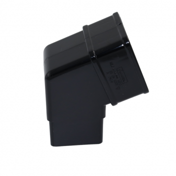 E.TUPLING 65MM SQUARE OFFSET BEND 112.5DEG - BLACK