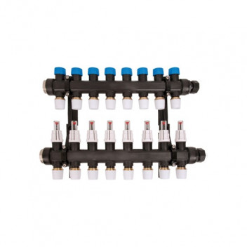 *UFH PLASTIC 15MM MANIFOLD PFIT; 8 PORT