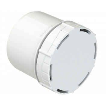 POLYPIPE RING-SEAL ACCESS CAP;SPIGOT TAIL 4\"/110M WT