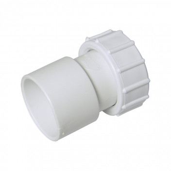 FLOPLAST S/WELD THREADED COUPLING; 40MM WHITE