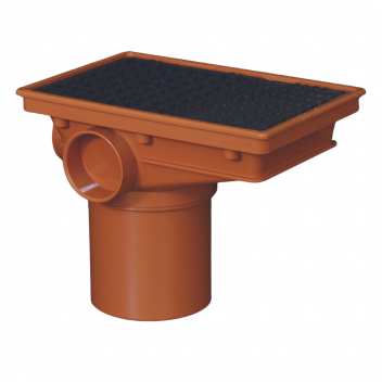 E.TUPLING 110MM UG RECTANGULAR HOPPER INCL GRID