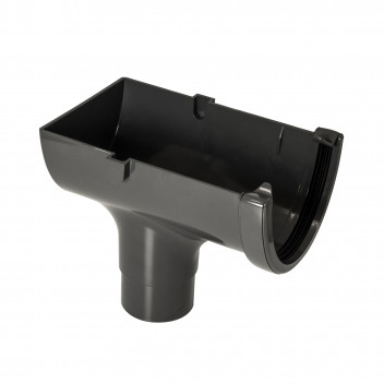 FLOPLAST HI-CAP STOPEND OUTLET 68MM; ANTH GREY