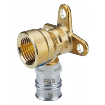 FRANKISCHE ALPEX 35MM WALL MOUNTING ELBOW 16MM - ½” FT