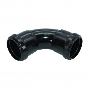 FLO PUSHFIT SWEPT BEND 92.5; 40MM BLK