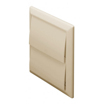 DOMUS 100MM RIGID DUCT OUTLET WITH GRAVITY FLAPS - COTSWOLD