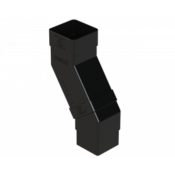 DPSQ65 ADJUSTABLE OFFSET BEND; BLACK