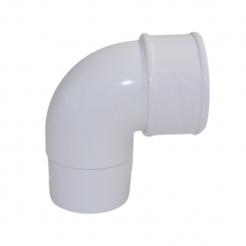 E.TUPLING 68MM ROUND OFFSET BEND 92.5DEG - WHITE