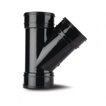 S2000 SINGLE BRANCH; 4\"/110MM 135DEG BLK