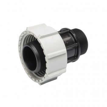 PLASSON THREADED ADAPTOR 32MM X 1/2\" 7250