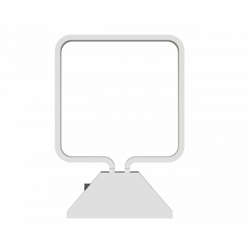 DPSQ65 PIPE CLIP (COMPLETE UNIT); WHITE