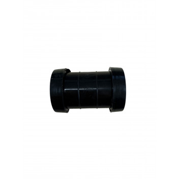 E.Tupling Push-Fit Waste 40mm Straight Connector Black