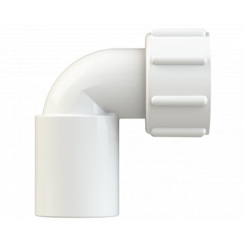 S/WELD BENT ADAPTOR; WHITE