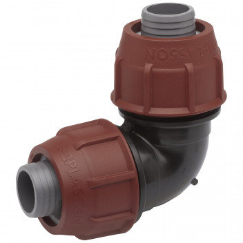 PLASSON 90° ELBOW 32MM X 32MM BARRIER