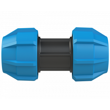 POLYFAST STRAIGHT COUPLER; 20MM