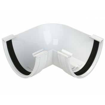 PFLOW DEEP 90 DEGREE ANGLE; WHITE