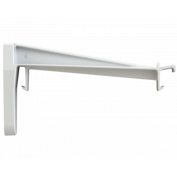 OGEE EXTRA TOP HANG FASCIA BRACKET;WHITE