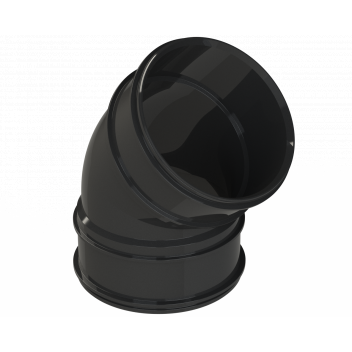 S2000 BEND (2XSCKT);4\"/110MM 135DEG BLCK