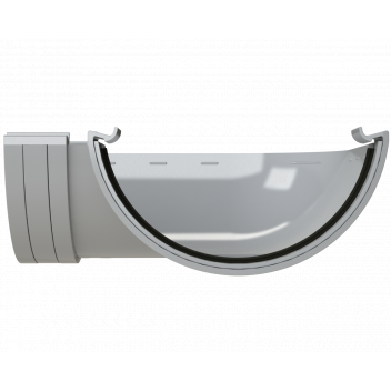 RWHR150MMX90DEG GUTTER ANGLE; GREY