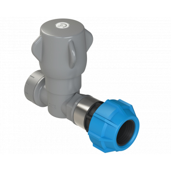 POLYPLUMB MDPE STOPCOCK;25MM MDPE X 22MM