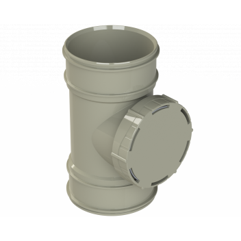 S2000 SHORT ACCESS PIPE; 4\"/110MM S.GREY