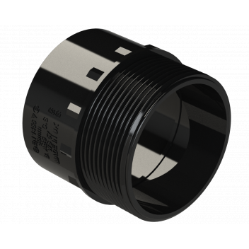 S/WELD ADAPTOR; 50MM BLACK