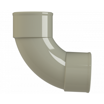 POLYPIPE S2000 32MM MUPVC 92.5DEG SWEPT BEND - SOLV GREY