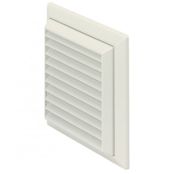 100MM CIRCULAR GRILLE FLY WHITE