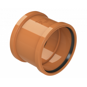 UNDERGROUND 110MM COUPLER PP DOUBLE SOCKT