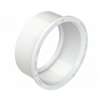 POLYPIPE RING-SEAL SOLVENT ADAPTOR; 50MM WHITE