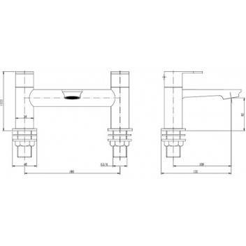 HOLLINGWORTH BATH FILLER  - WASTE NOT INCLUDED