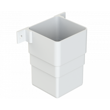 DPSQ65 PIPE CONNECTORS; FLUSH BRKT WHITE