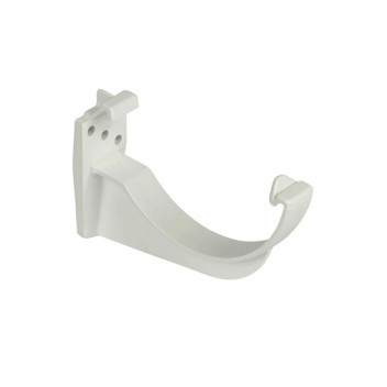 E.TUPLING 112MM HALF-ROUND FASCIA BRACKET - WHITE