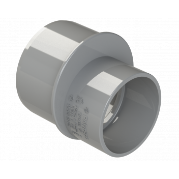 S/WELD REDUCER; 40MM (FROM 50MM) GREY