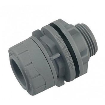 POLYPLUMB TANK CONNECTOR ORIGINAL; 22MM X 3/4\"