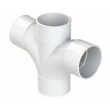 50MM MUPVC CROSS TEE 92.5DEG