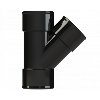 POLYPIPE S2000 MUPVC 32MM 45DEG BRANCH - BLACK