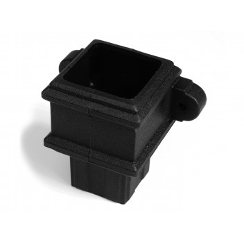65MM SQUARE CAST IRON EFFECT PLAIN COUPLER WITH LUGS