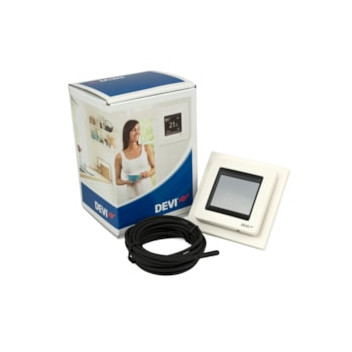 DANFOSS DEVIREG TOUCH PURE WHITE STAT & SENSOR