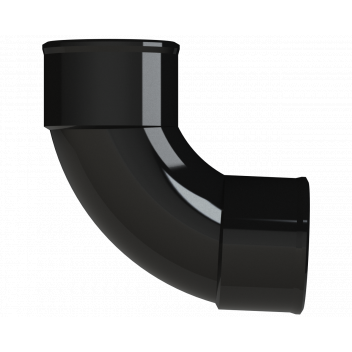 POLYPIPE S2000 32MM MUPVC 92.5DEG SWEPT BEND - BLACK