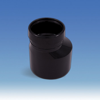 E.TUPLING PUSH-FIT SOIL 160MM-110MM REDUCER - BLACK