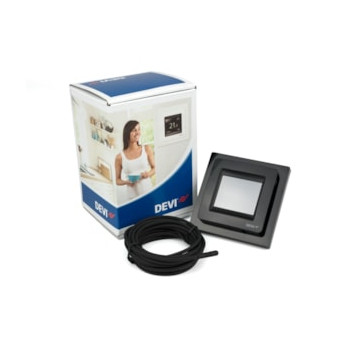 DANFOSS DEVIREG TOUCH PURE BLACK STAT & SENSOR